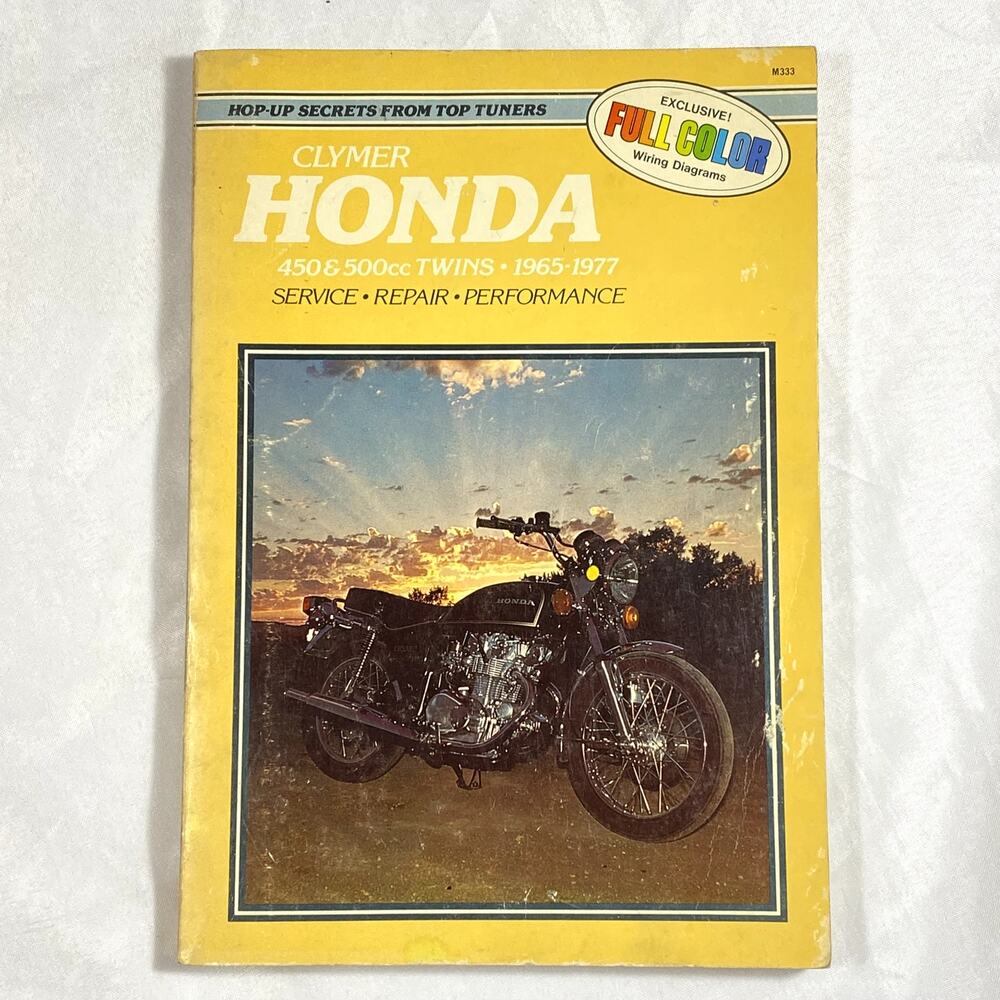 Clymer Honda 450 500cc Twins Service Repair Manual 1965 1977 Book M333 Workshop